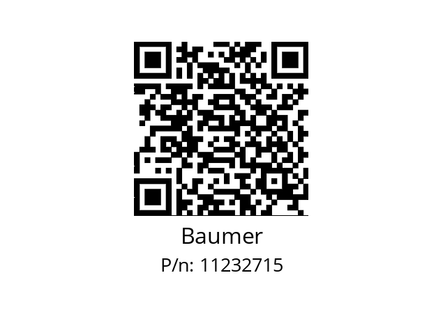   Baumer 11232715