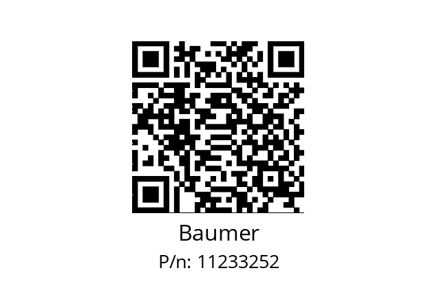   Baumer 11233252