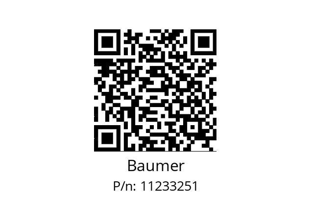   Baumer 11233251