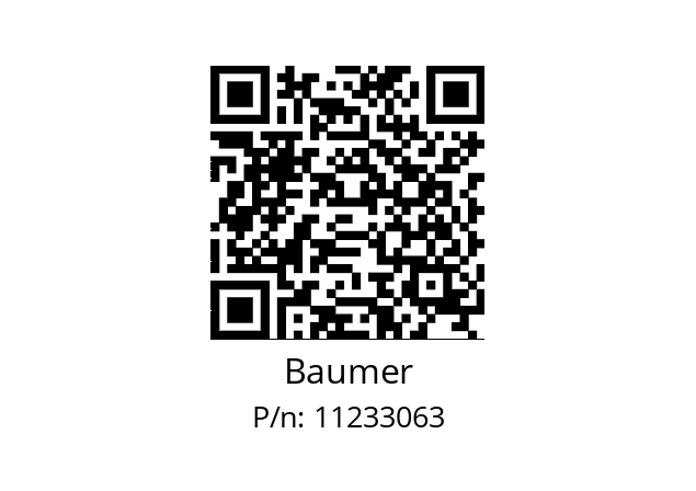   Baumer 11233063