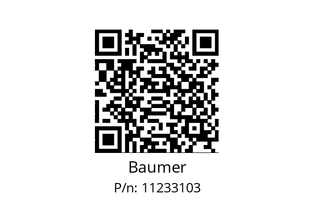   Baumer 11233103