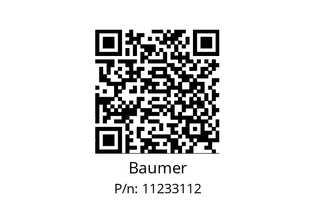   Baumer 11233112