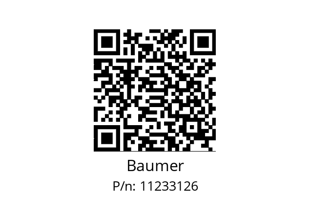   Baumer 11233126