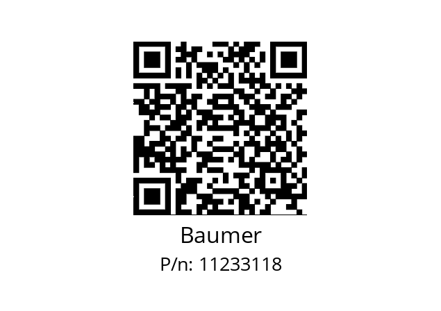   Baumer 11233118