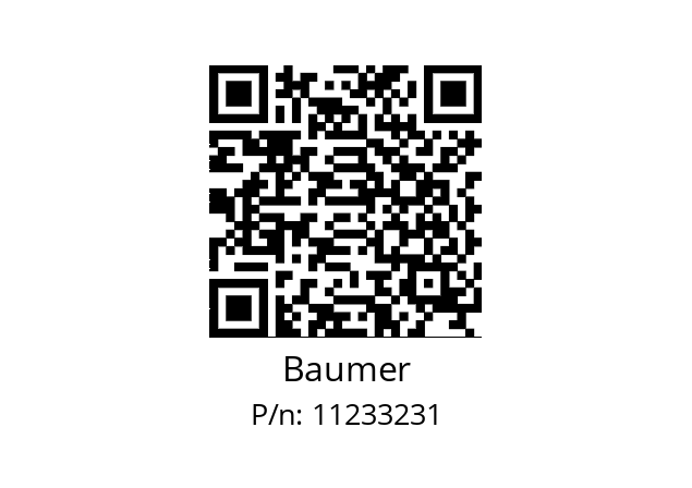   Baumer 11233231