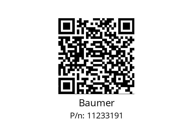   Baumer 11233191