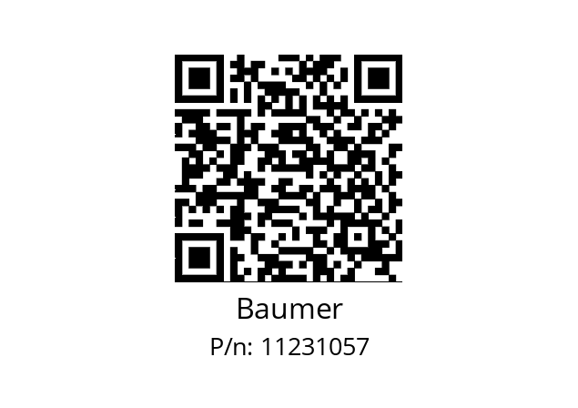   Baumer 11231057