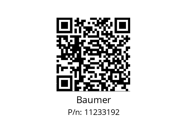   Baumer 11233192