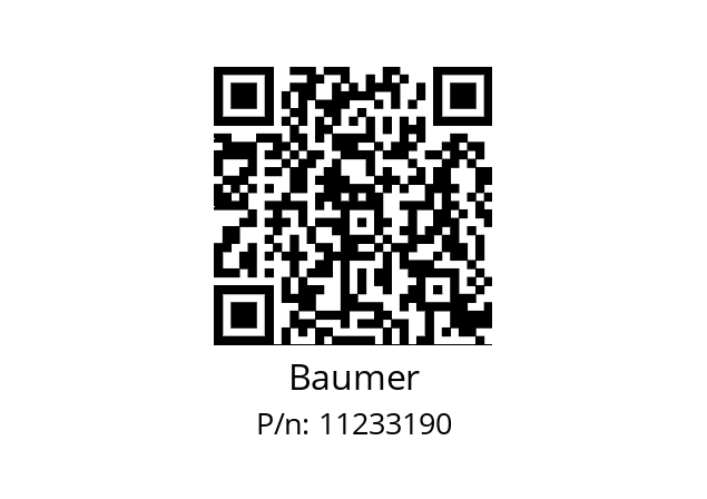   Baumer 11233190