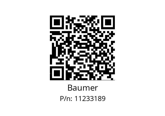   Baumer 11233189