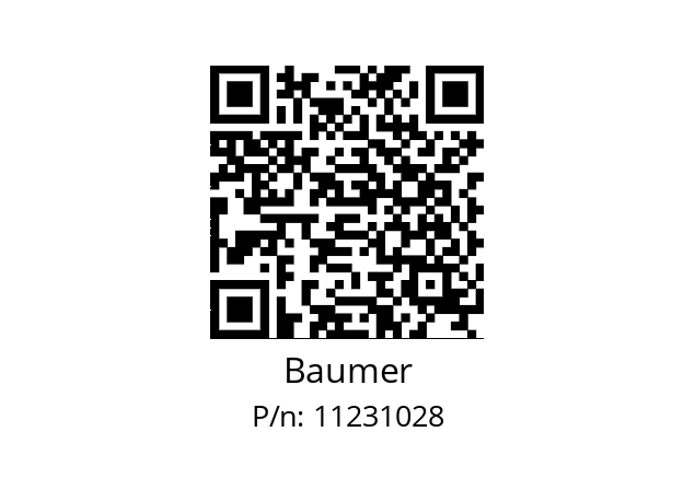   Baumer 11231028