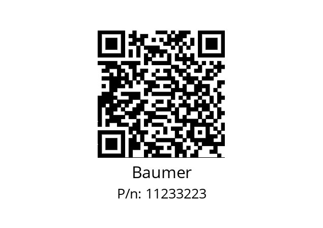   Baumer 11233223