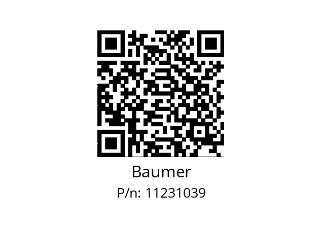   Baumer 11231039