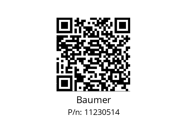   Baumer 11230514