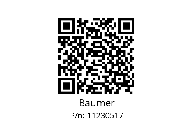   Baumer 11230517