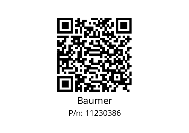   Baumer 11230386