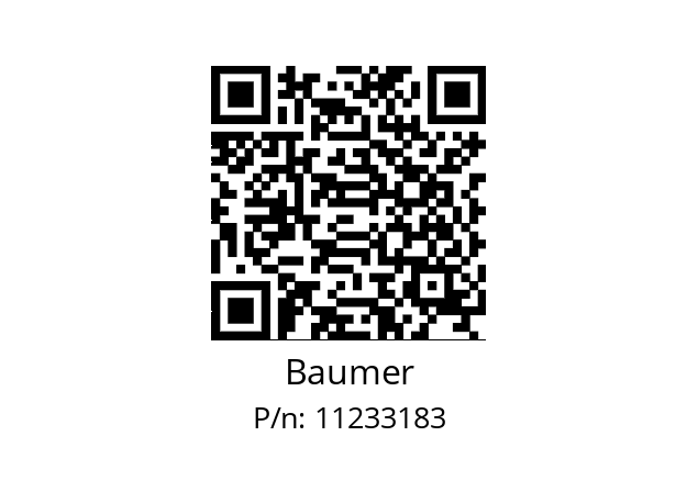   Baumer 11233183