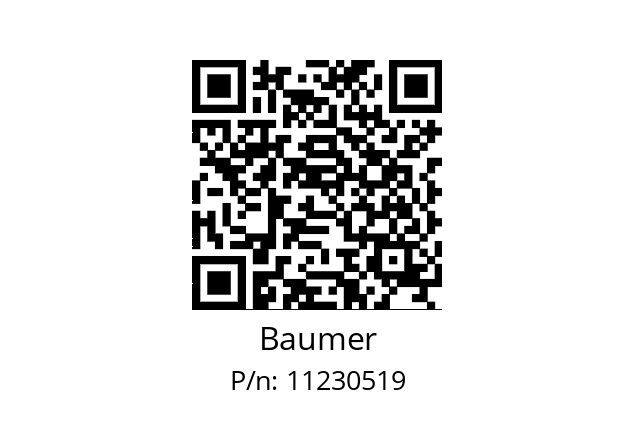   Baumer 11230519