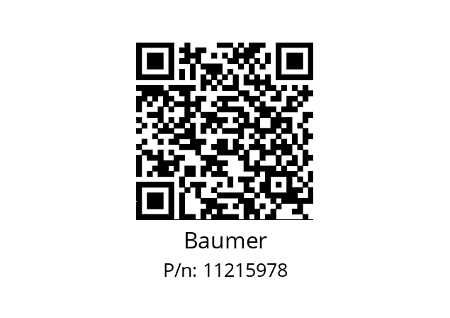   Baumer 11215978