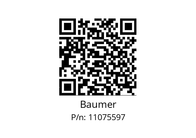   Baumer 11075597