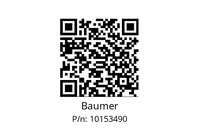   Baumer 10153490