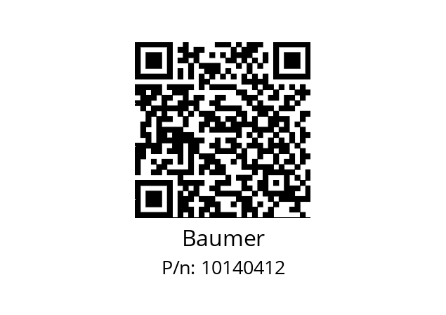   Baumer 10140412