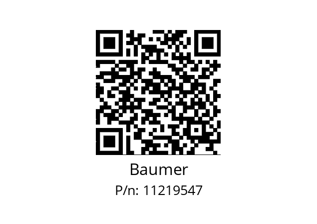  PBMN-25B19RA11441211000 Baumer 11219547