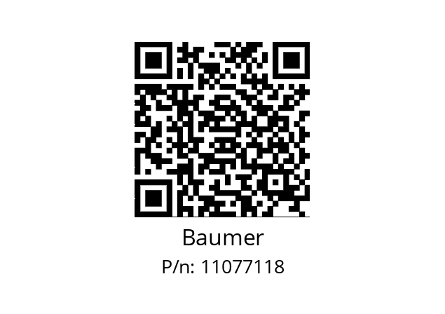   Baumer 11077118