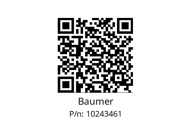   Baumer 10243461