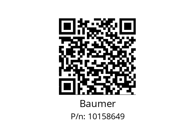   Baumer 10158649