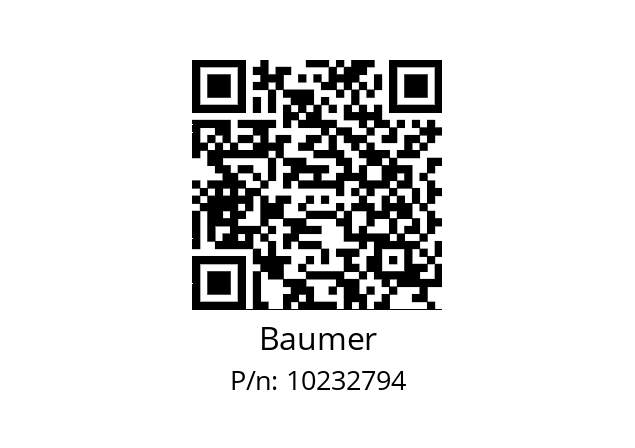   Baumer 10232794