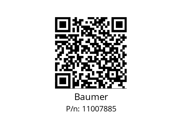   Baumer 11007885