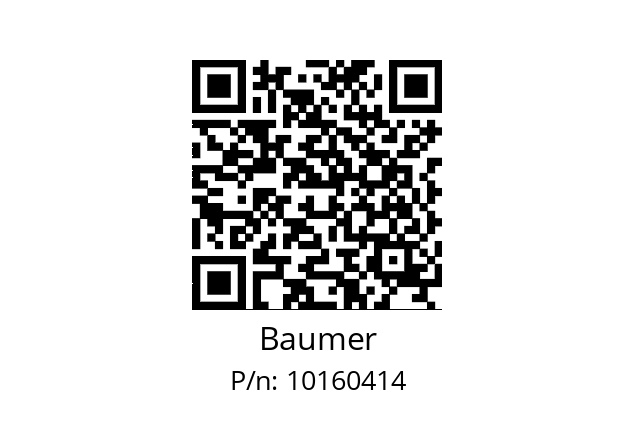   Baumer 10160414