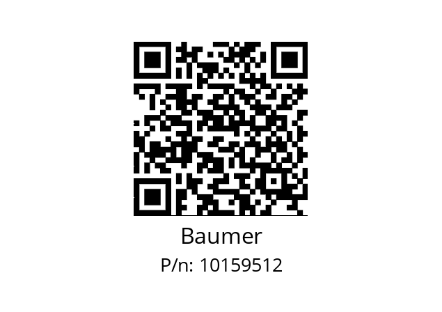   Baumer 10159512