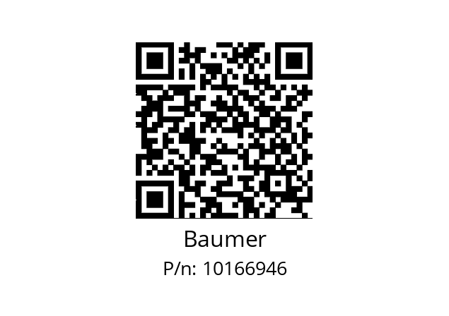   Baumer 10166946