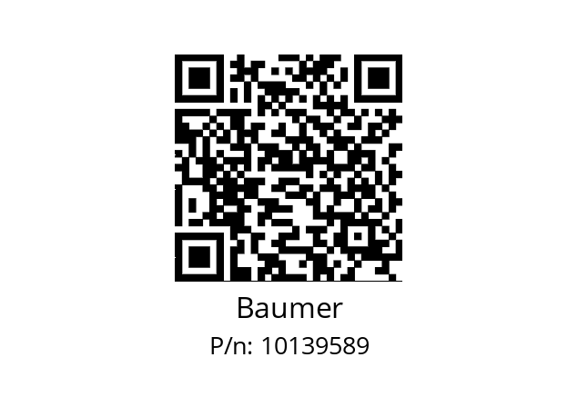   Baumer 10139589