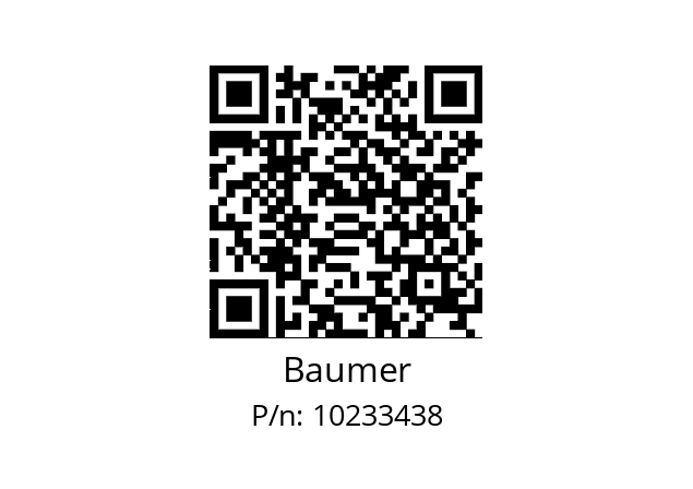   Baumer 10233438