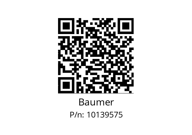   Baumer 10139575