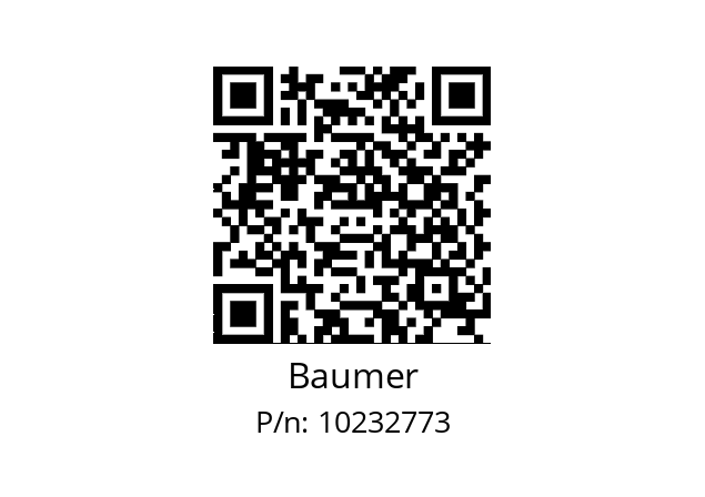   Baumer 10232773