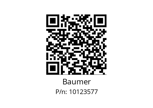   Baumer 10123577