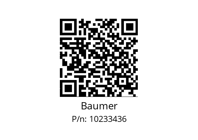   Baumer 10233436