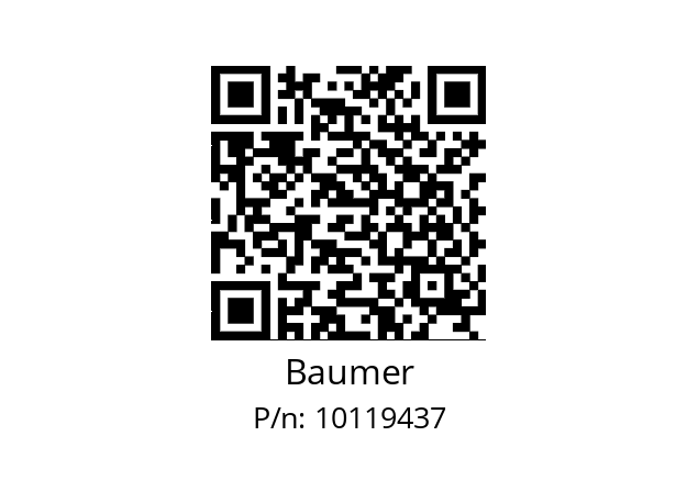   Baumer 10119437