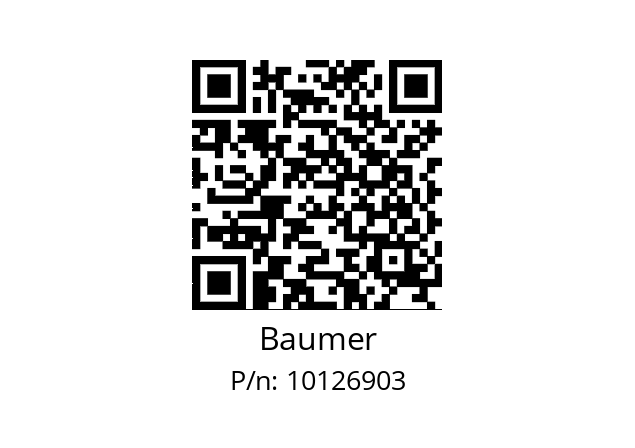   Baumer 10126903