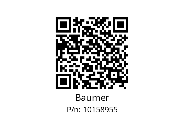   Baumer 10158955