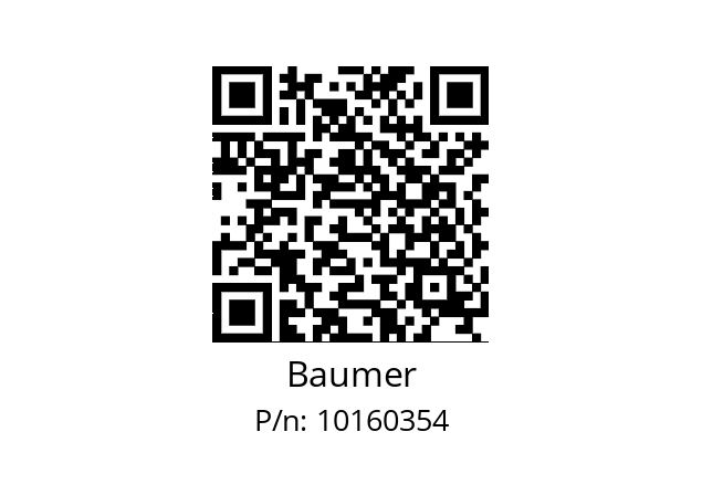   Baumer 10160354