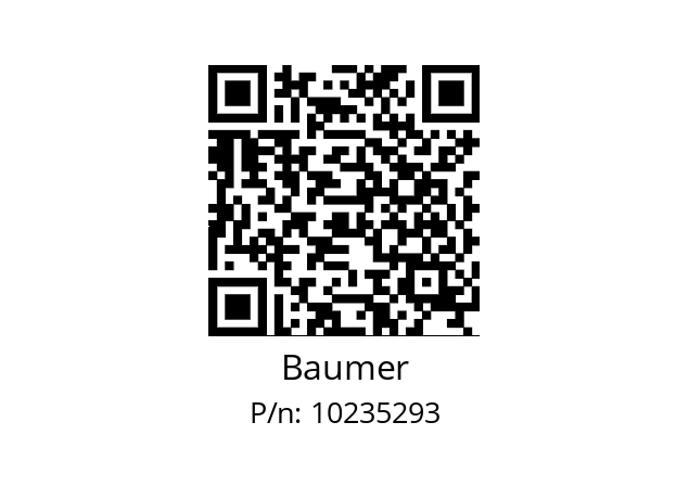   Baumer 10235293