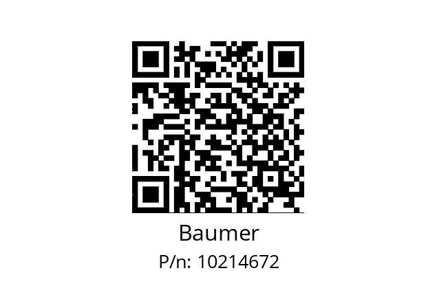   Baumer 10214672