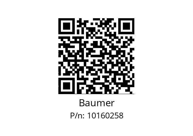   Baumer 10160258