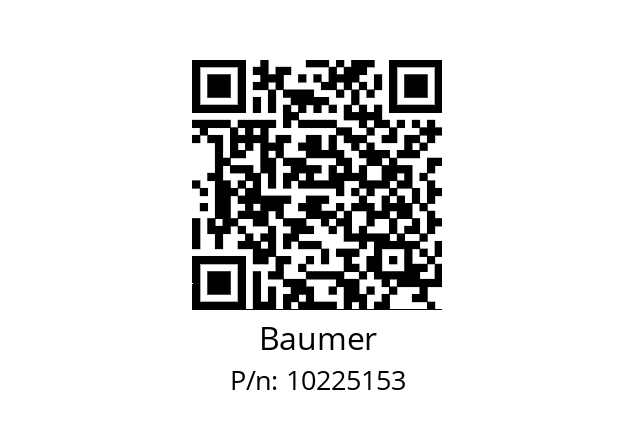   Baumer 10225153