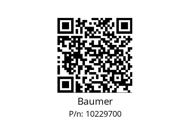   Baumer 10229700